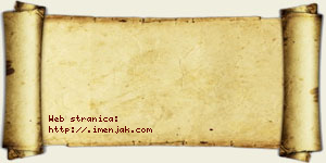 Jovan Rakovac vizit kartica